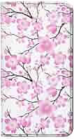 sakura3ケース 黒桜 - 和風 立体型 iPhoneケース / T003000K【Three